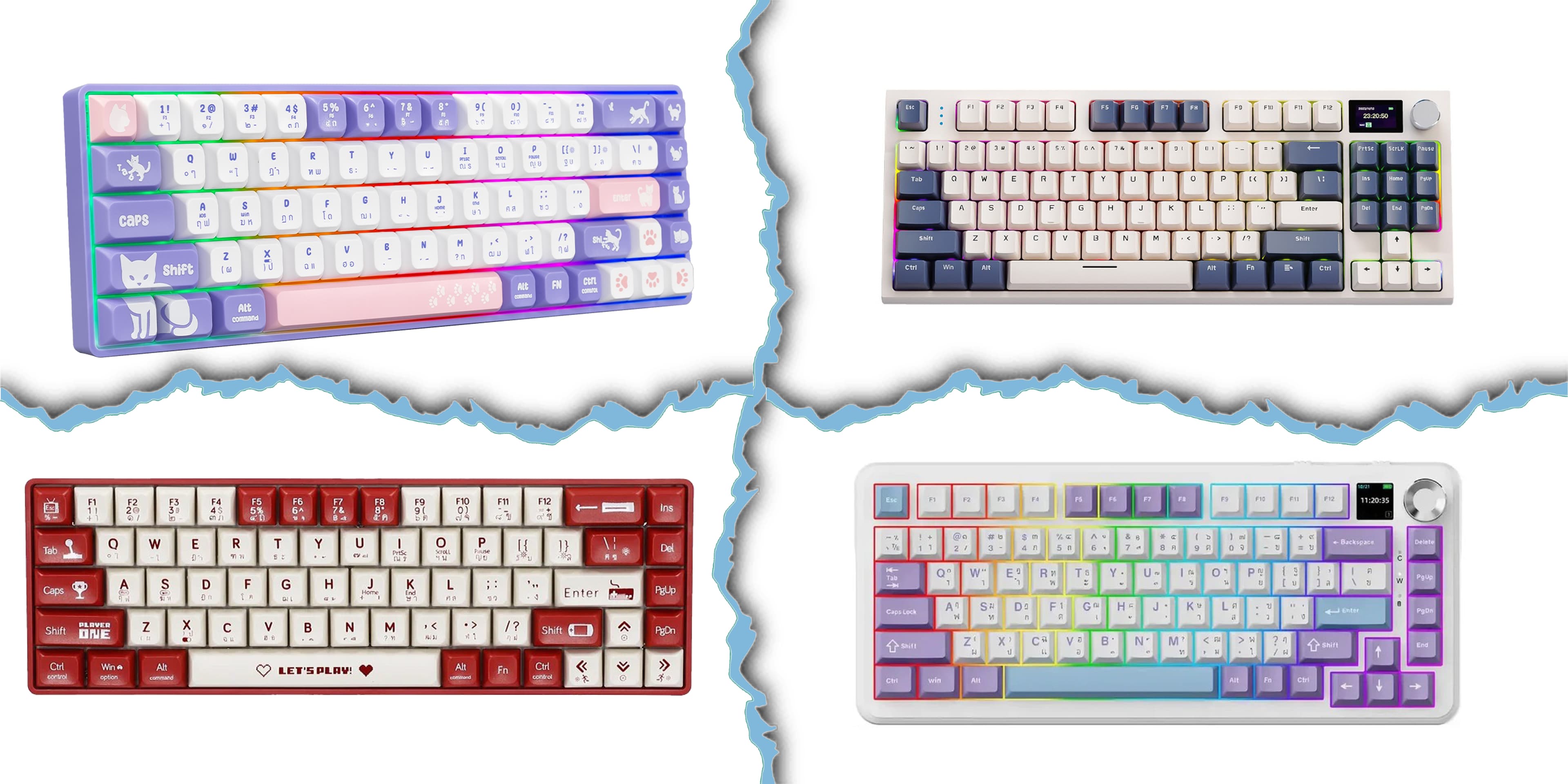แนะนำคีย์บอร์ด Blue Switch และ Red Switch ราคาสบายกระเป๋า